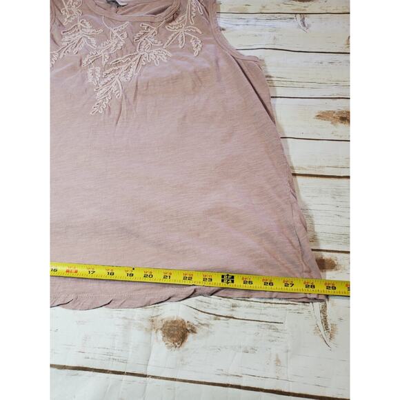 Lucky Brand‎ Womens 2X Peasant Top Boho EMBROIDERED Bohemian PLUS SIZE Pink - Picture 7 of 9